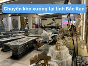 Chuyển kho xưởng tại tỉnh Bắc Kạn