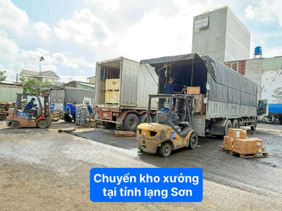 Chuyển kho xưởng tại tỉnh Lạng Sơn 