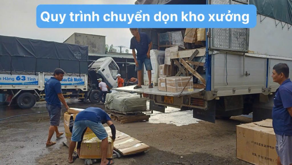 Chuyển kho xưởng tại Xã Tân Vĩnh Lộc