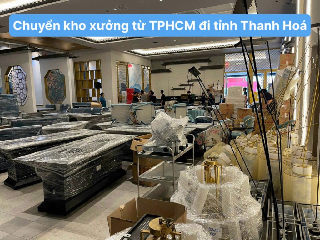 Chuyển kho xưởng từ TPHCM đi tỉnh Thanh Hóa