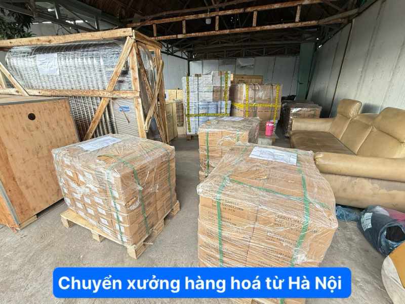 Chuyển xưởng hàng hóa từ Hà Nội