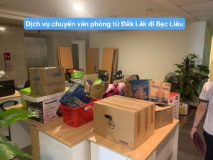 Dịch vụ chuyển văn phòng từ Đắk Lắk đi Bạc Liêu