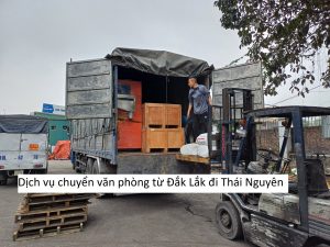 Dịch vụ chuyển văn phòng từ Đắk Lắk đi Thái Nguyên