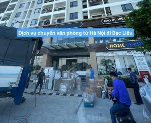 Dịch vụ chuyển văn phòng từ Hà Nội đi Bạc Liêu