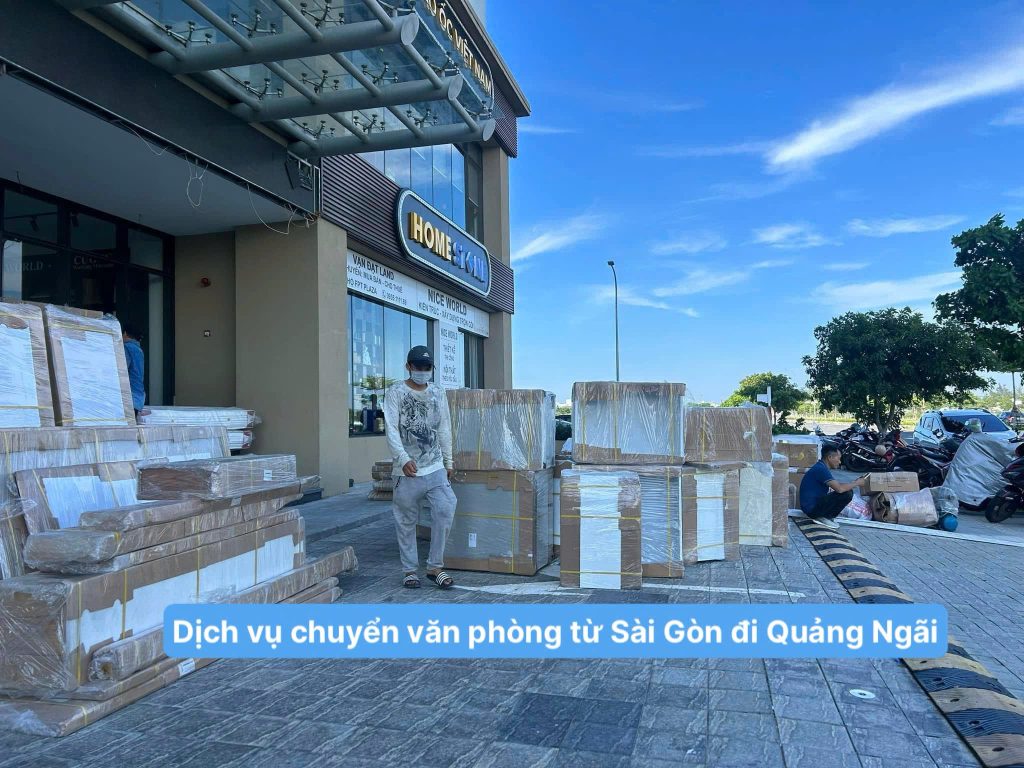 Dịch vụ chuyển văn phòng từ Sài Gòn đi Quảng Ngãi