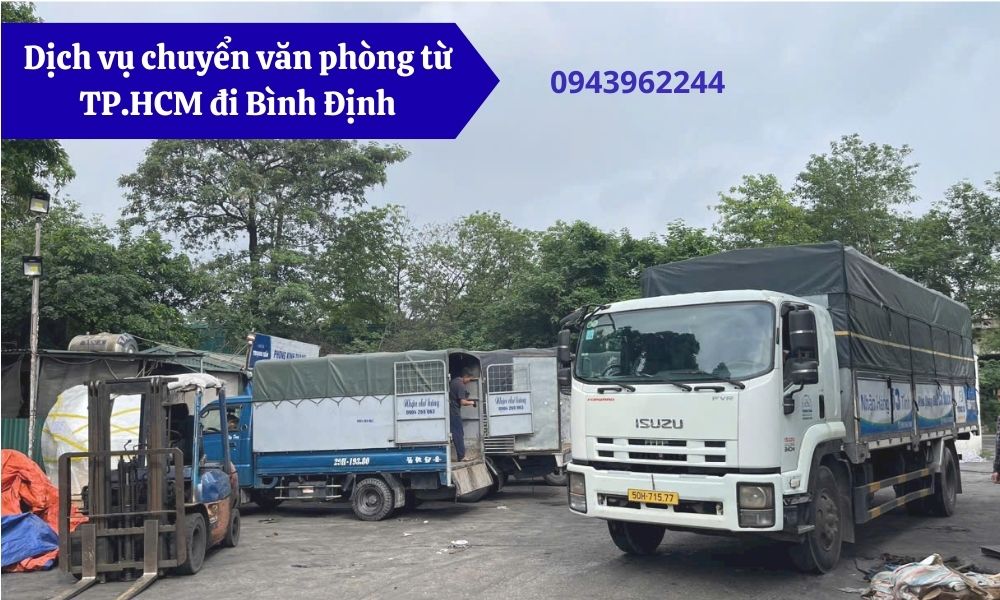 Dịch vụ chuyển văn phòng từ TP.HCM đi Bình Định