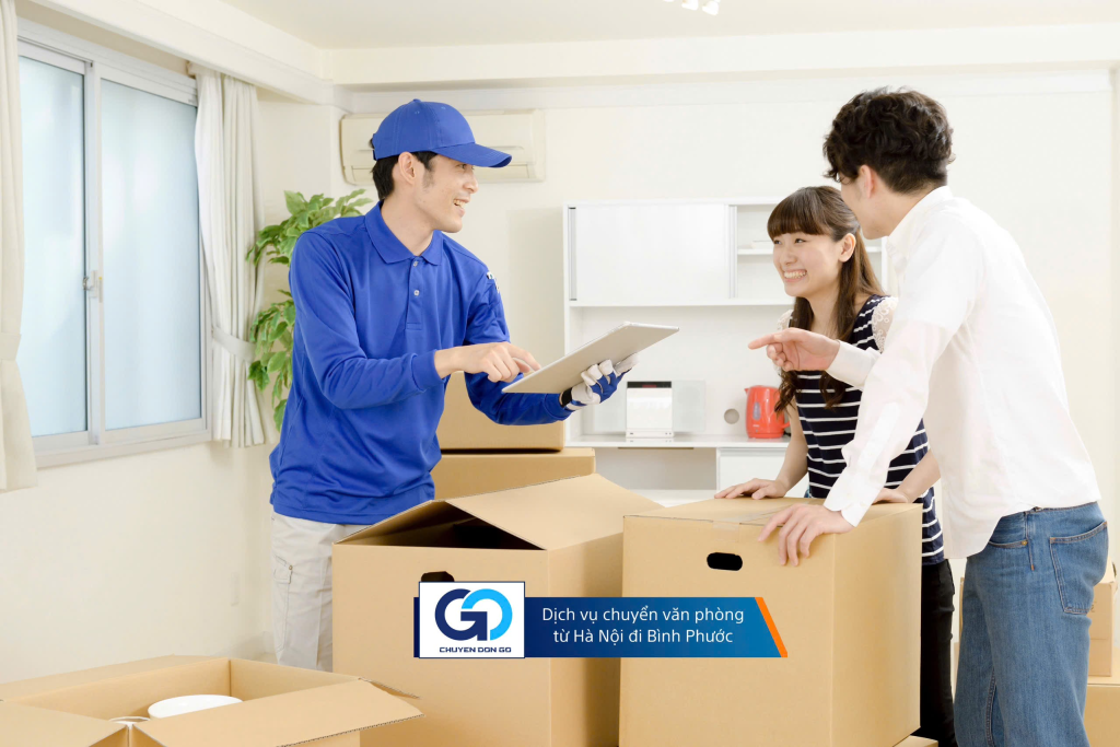 Dịch vụ chuyển văn phòng từ Hà Nội đi Bình Phước