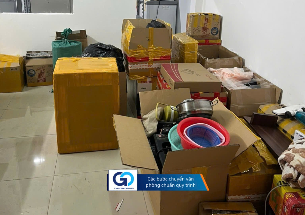 Các bước chuyển văn phòng chuẩn quy trình