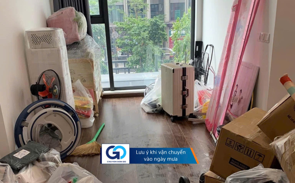 Lưu ý khi vận chuyển vào ngày mưa