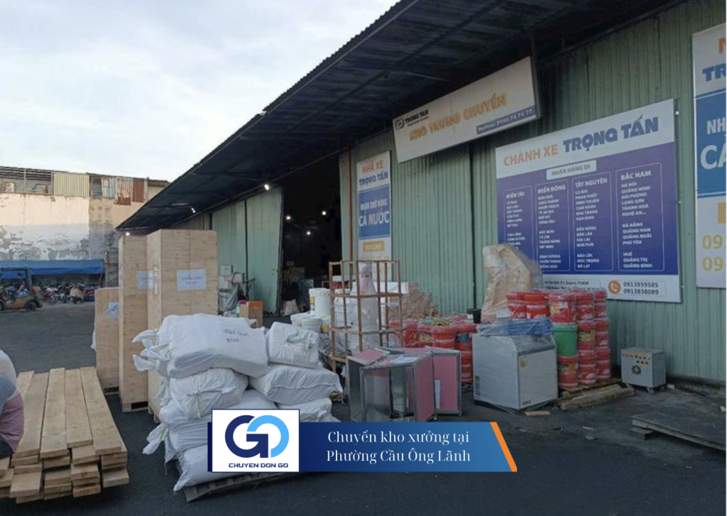 Chuyển kho xưởng tại Phường Cầu Ông Lãnh