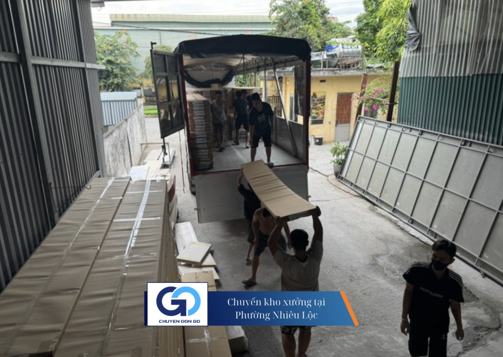 Chuyển kho xưởng tại Phường Nhiêu Lộc