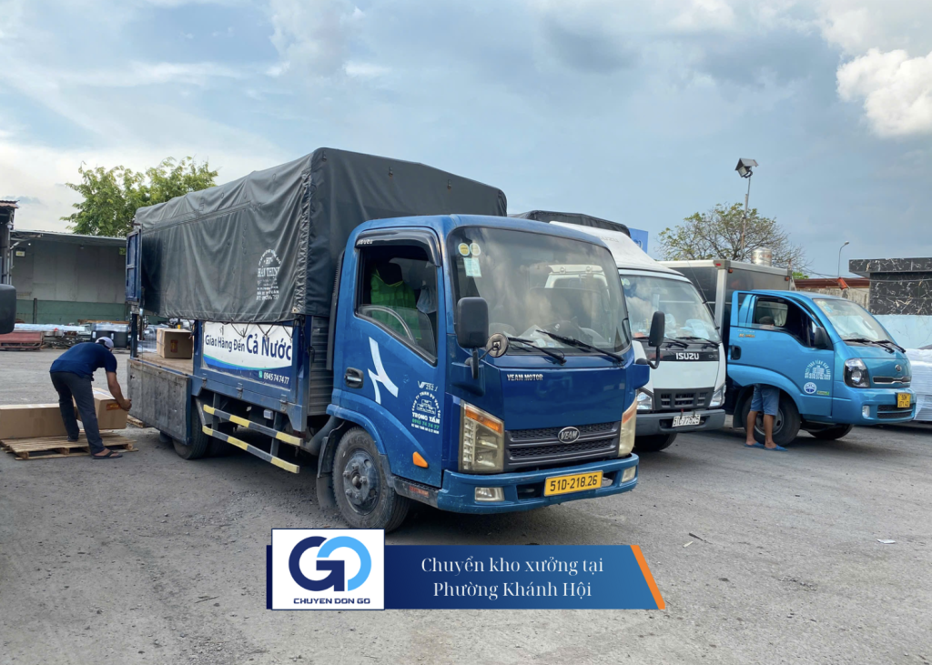 Chuyển kho xưởng tại Phường Khánh Hội