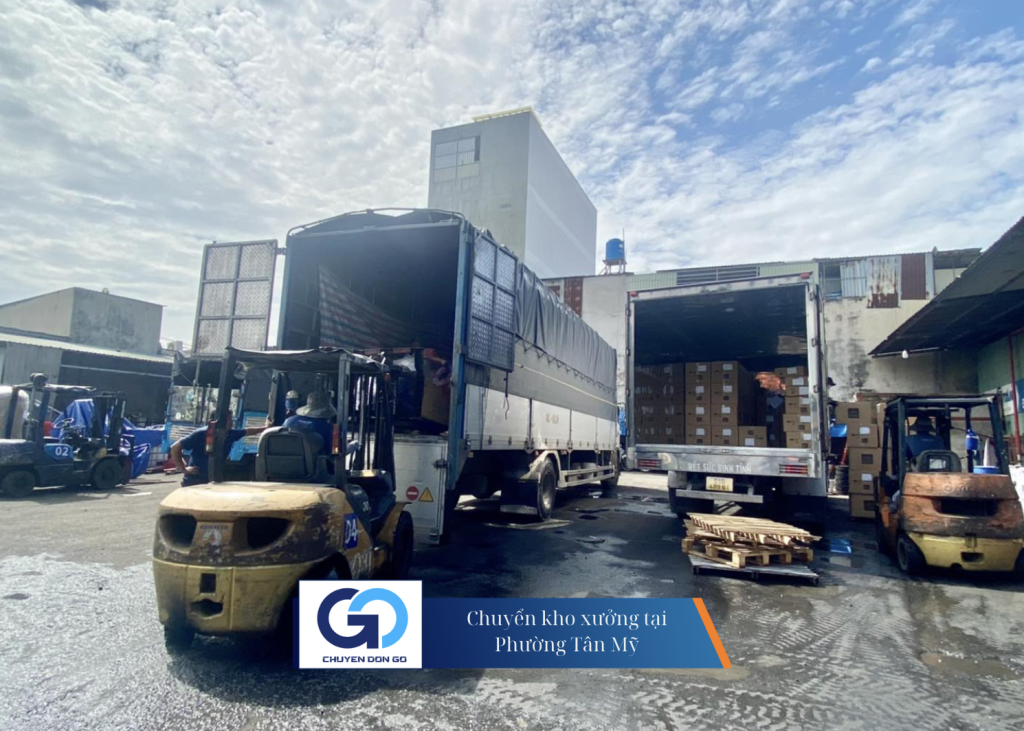 Chuyển kho xưởng tại Phường Tân Mỹ