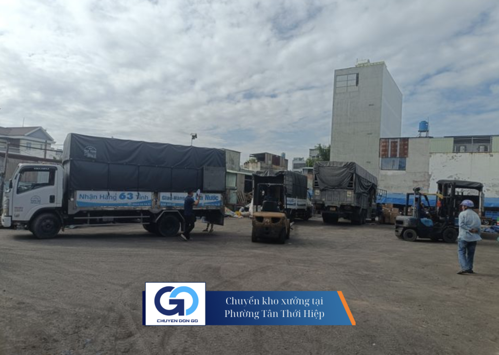 Chuyển kho xưởng tại Phường Tân Thới Hiệp