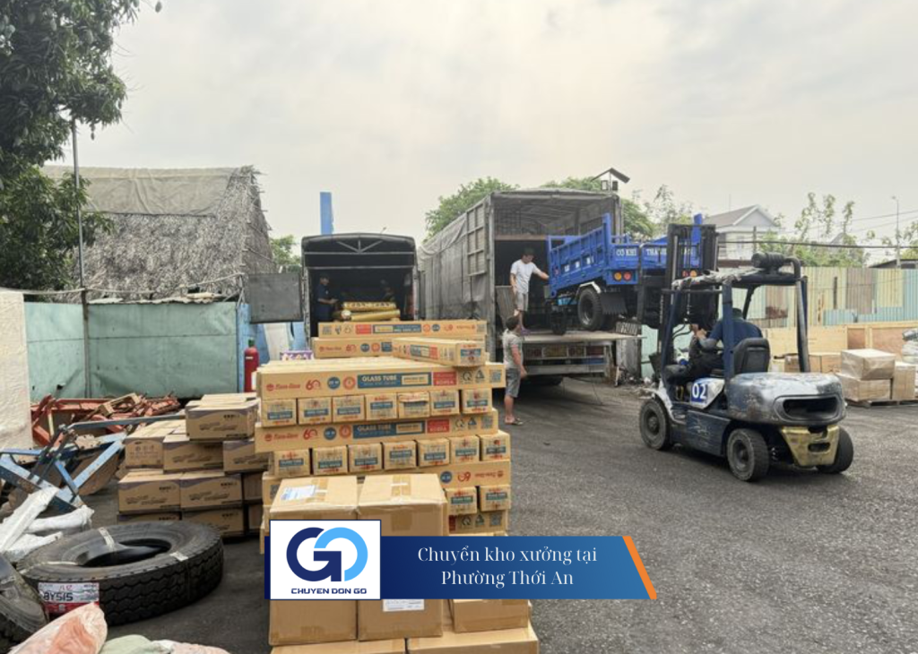 Chuyển kho xưởng tại Phường Thới An