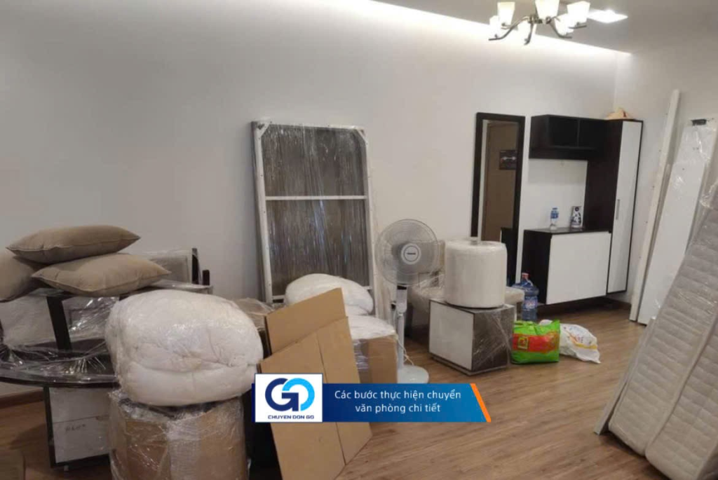 Các bước thực hiện chuyển văn phòng chi tiết