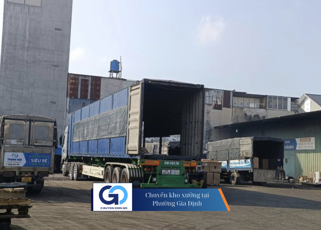 Chuyển kho xưởng tại Phường Gia Định
