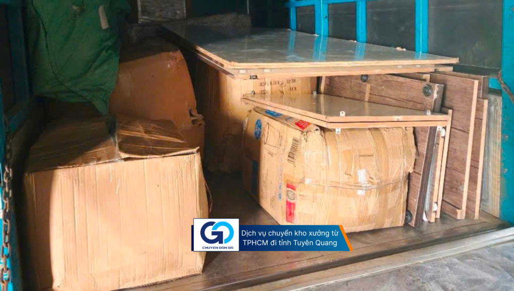 Dịch vụ chuyển kho xưởng từ TPHCM đi tỉnh Tuyên Quang