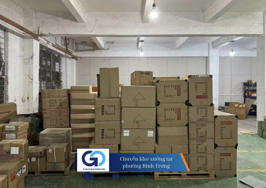 Chuyển kho xưởng tại phường Bình Trưng