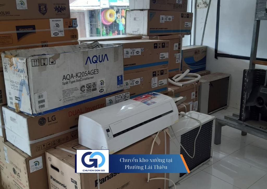 Chuyển kho xưởng tại Phường Lái Thiêu