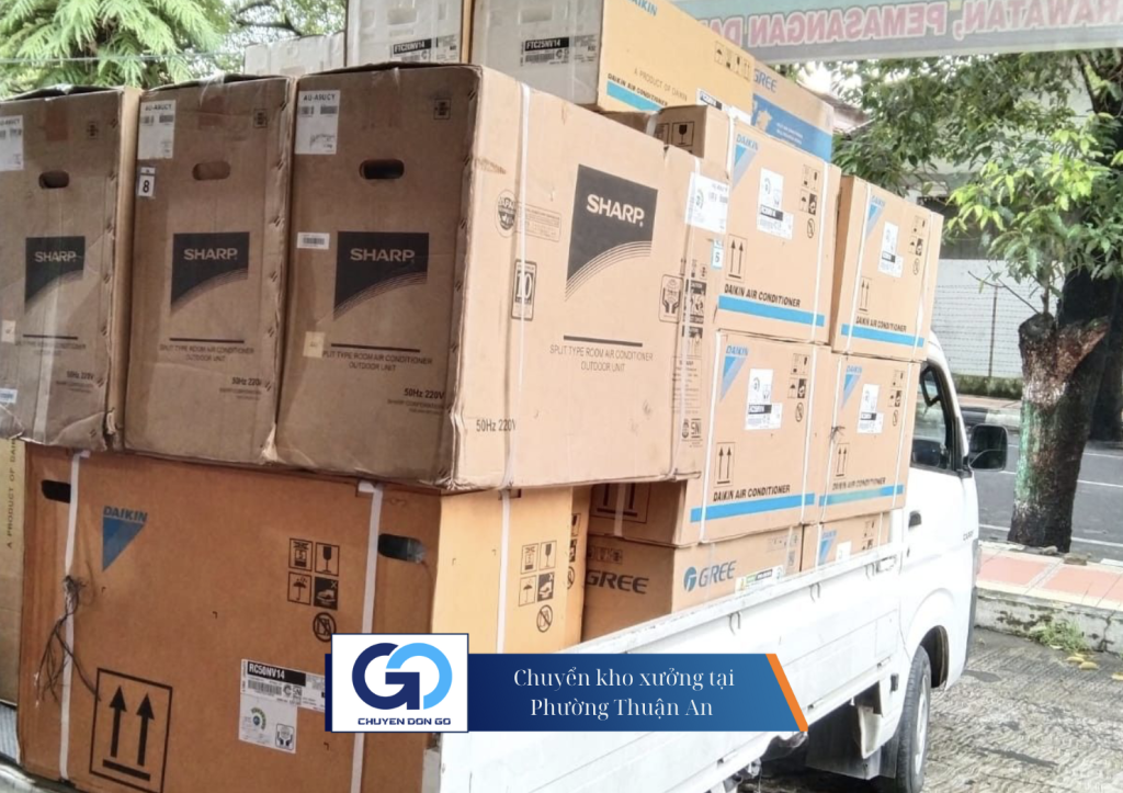 Chuyển kho xưởng tại Phường Thuận An