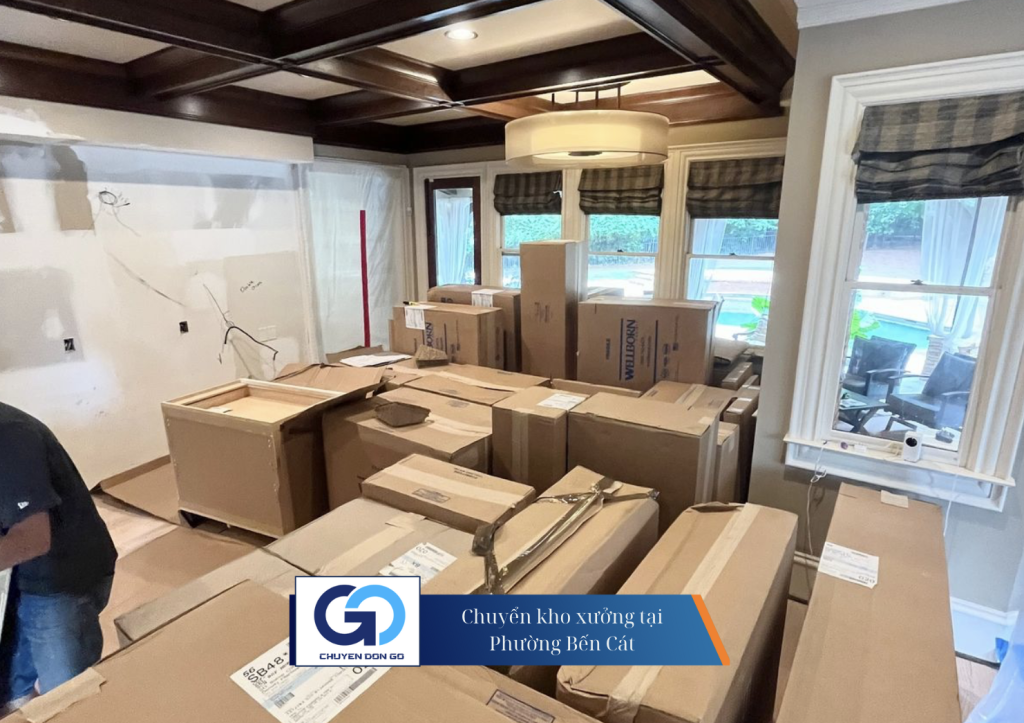 Chuyển kho xưởng tại Phường Bến Cát
