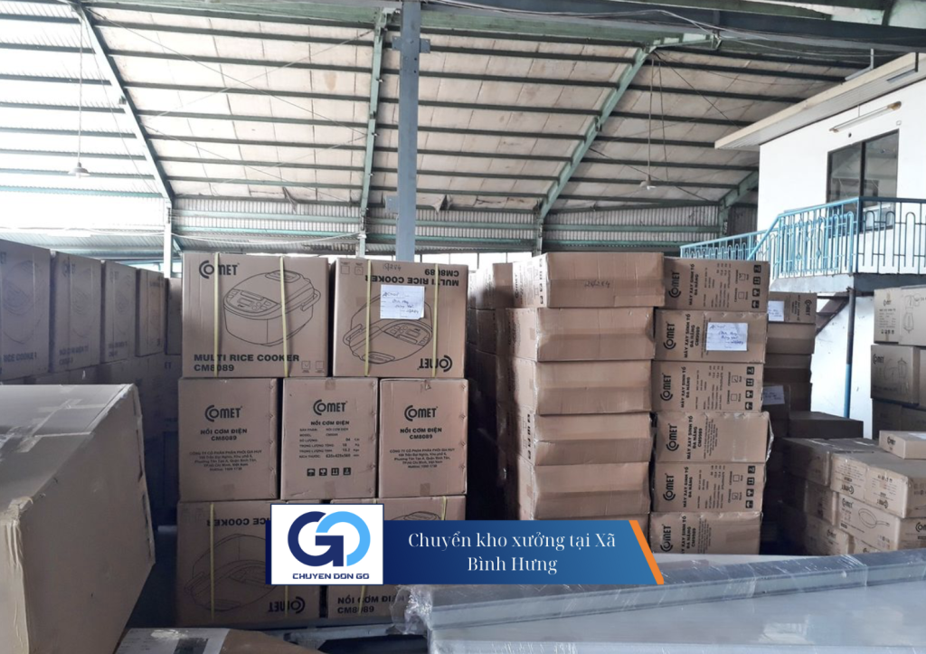 Chuyển kho xưởng tại Xã Bình Hưng