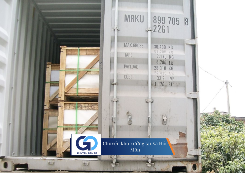 Chuyển kho xưởng tại Xã Hóc Môn