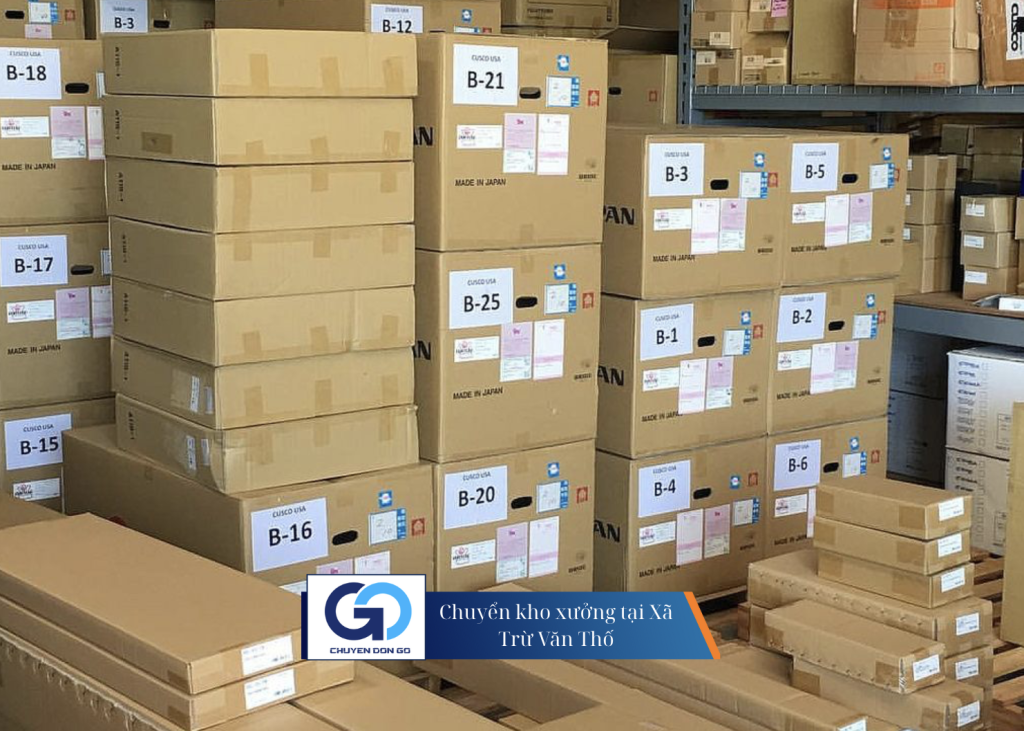 Chuyển kho xưởng tại Xã Trừ Văn Thố