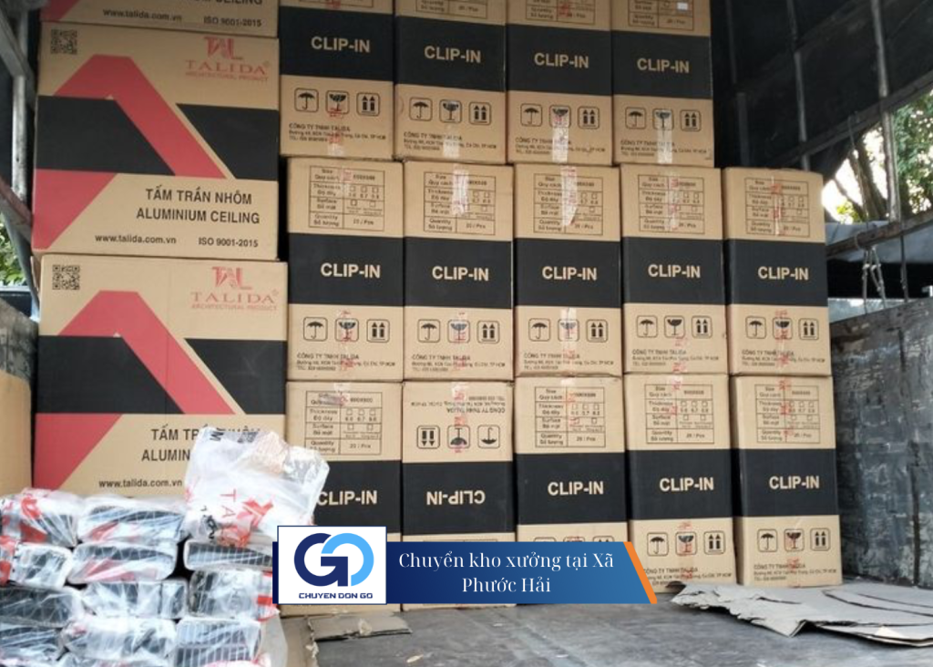 Chuyển kho xưởng tại Xã Phước Hải