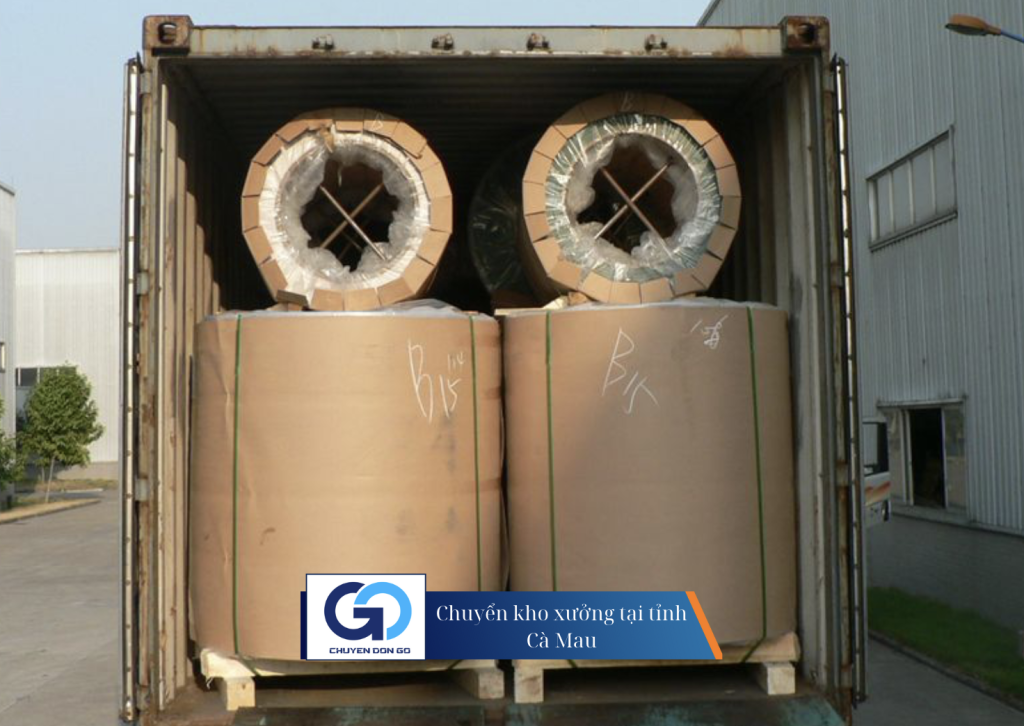 Chuyển kho xưởng tại tỉnh Cà Mau