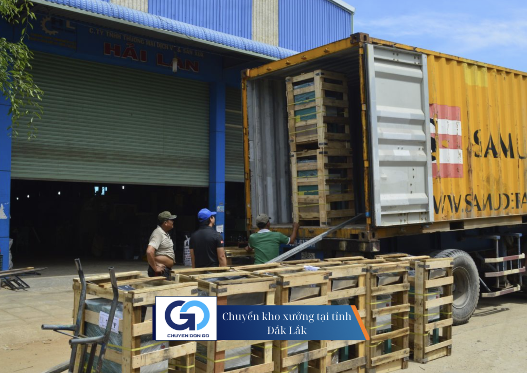 Chuyển kho xưởng tại tỉnh Đắk Lắk