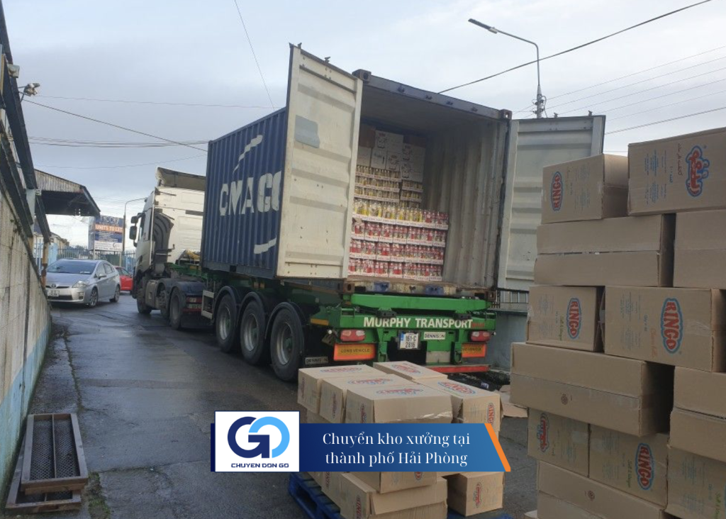 Chuyển kho xưởng tại thành phố Hải Phòng