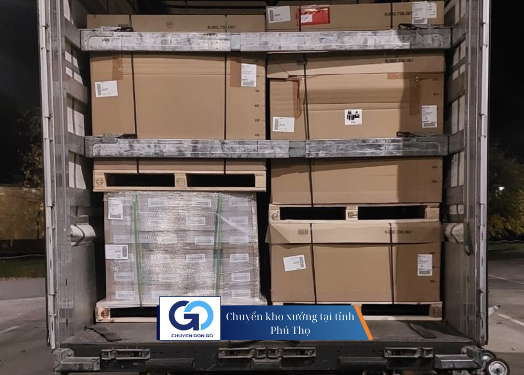 Chuyển kho xưởng tại tỉnh Phú Thọ