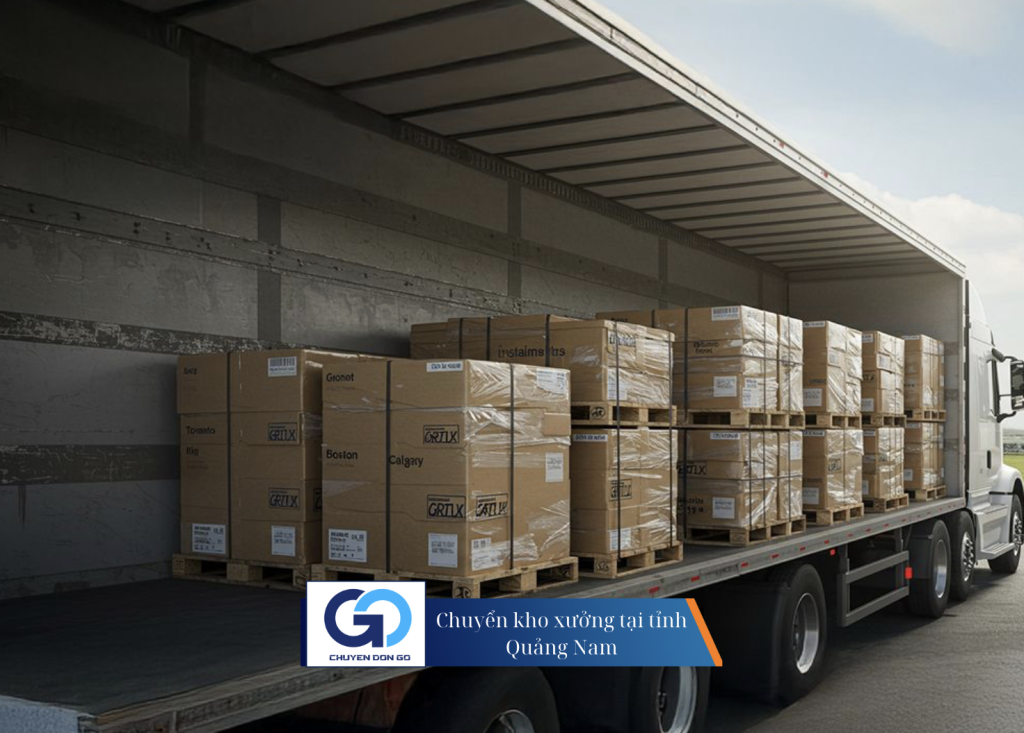 Chuyển kho xưởng tại tỉnh Quảng Nam