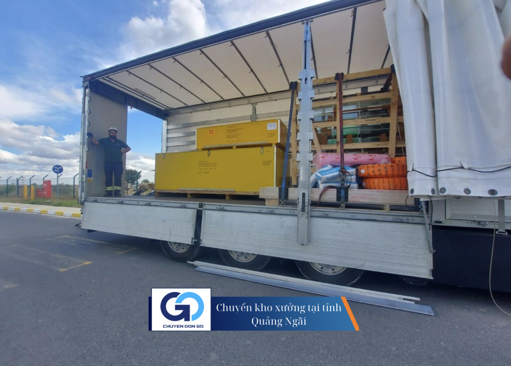 Chuyển kho xưởng tại tỉnh Quảng Ngãi