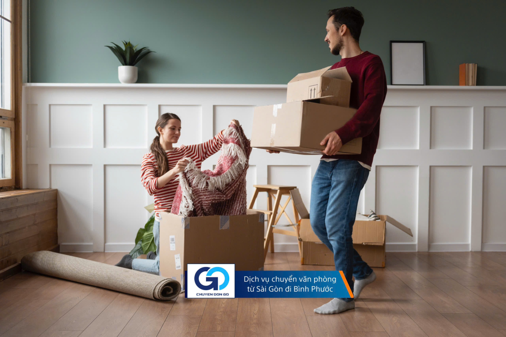 Dịch vụ chuyển văn phòng từ Sài Gòn đi Bình Phước