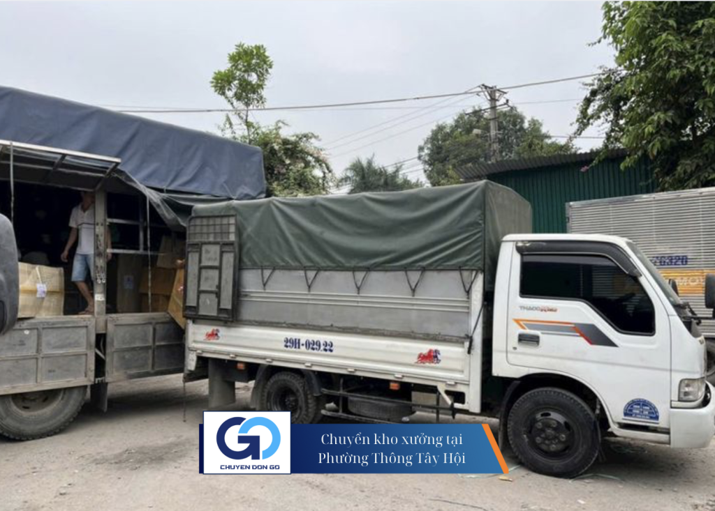 Chuyển kho xưởng tại Phường Thông Tây Hội