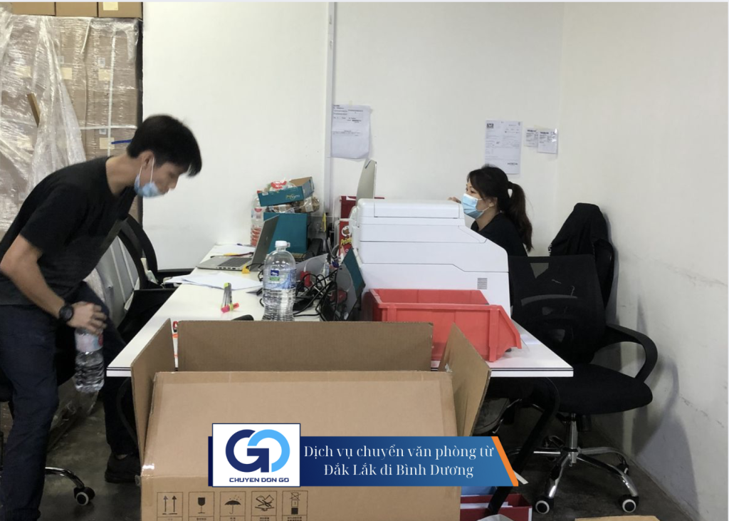 Dịch vụ chuyển văn phòng từ Đắk Lắk đi Bình Dương