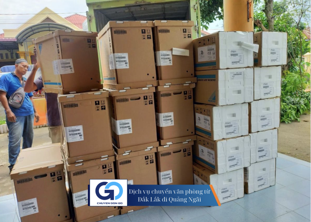 Dịch vụ chuyển văn phòng từ Đắk Lắk đi Quảng Ngãi