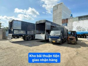 Kho bãi thuận tiện giao nhận hàng