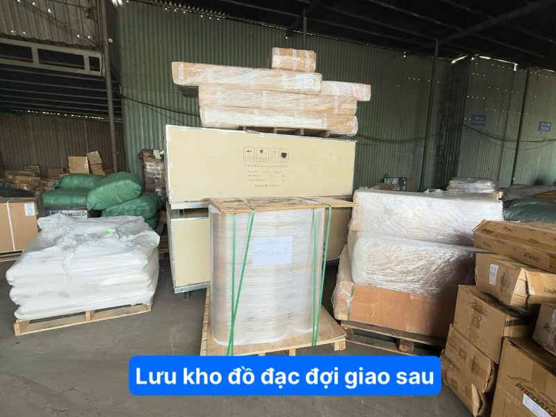 Lưu kho đồ đạc đợi giao sau 