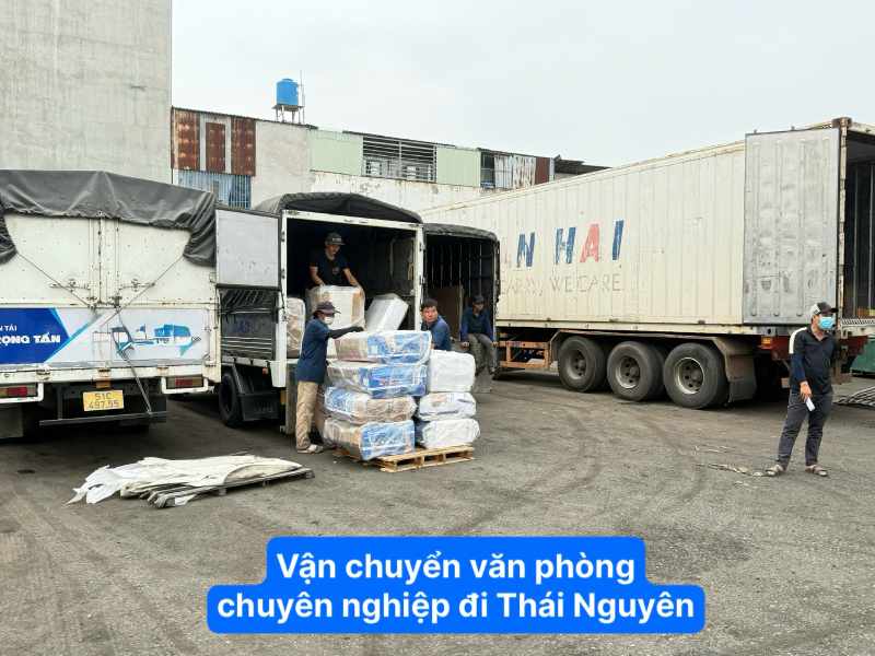 vận chuyển văn phòng chuyên nghiệp đi Thái Nguyên